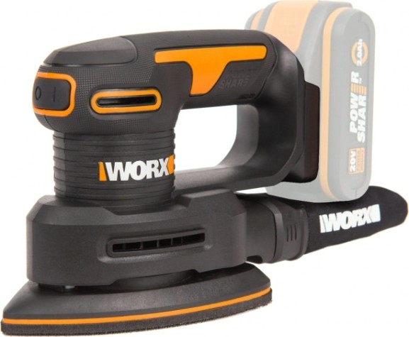 Виброшлифмашина дельтавидная аккумуляторная Worx WX822.9 без АКБ и ЗУ [WX822.9]