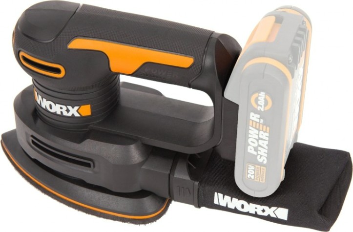 Виброшлифмашина дельтавидная аккумуляторная Worx WX822.9 без АКБ и ЗУ [WX822.9]