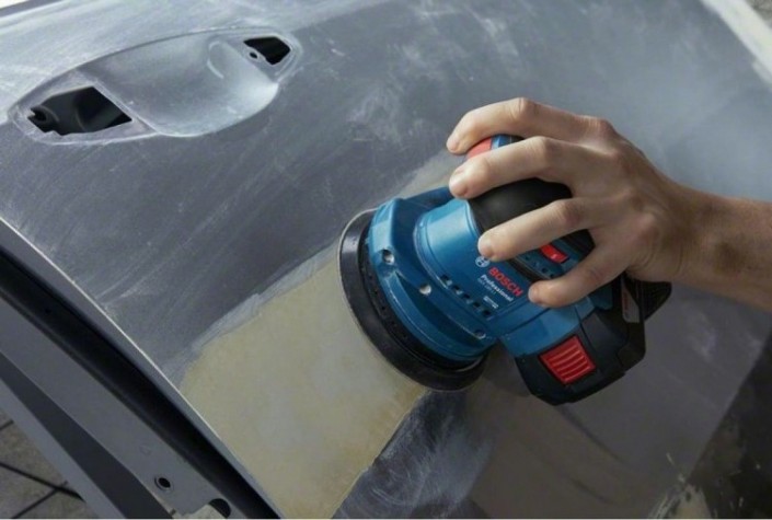 Виброшлифмашина эксцентриковая аккумуляторная BOSCH GEX 185-LI [06013A5021]