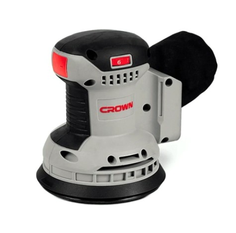Виброшлифмашина эксцентриковая аккумуляторная Crown CT23011HX без АКБ и ЗУ