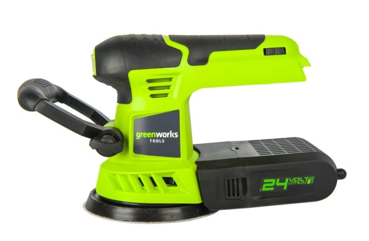 Виброшлифмашина эксцентриковая аккумуляторная GREENWORKS G24ROS без АКБ и ЗУ (3100107) [3100107]
