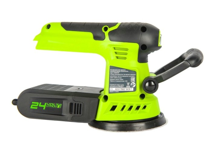 Виброшлифмашина эксцентриковая аккумуляторная GREENWORKS G24ROS без АКБ и ЗУ (3100107) [3100107]