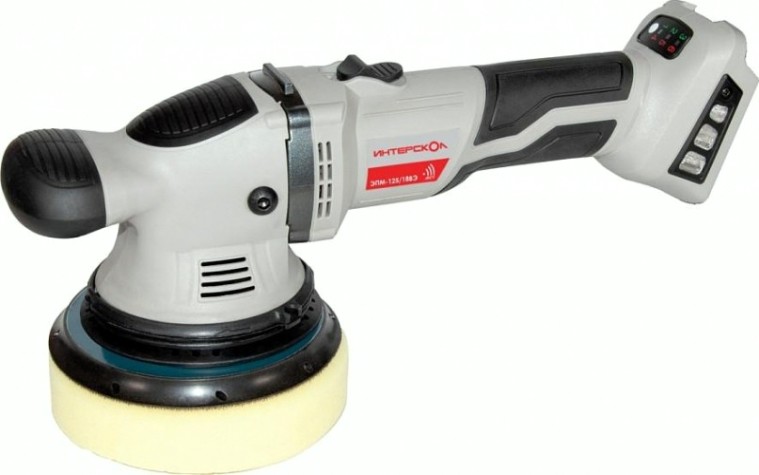 Виброшлифмашина эксцентриковая аккумуляторная ИНТЕРСКОЛ ЭПМ-125/18ВЭ без АКБ и ЗУ [690.1.0.70]