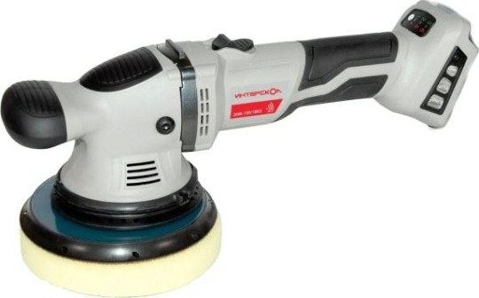 Виброшлифмашина эксцентриковая аккумуляторная ИНТЕРСКОЛ ЭПМ-150/18ВЭ без АКБ и ЗУ [691.1.0.70]