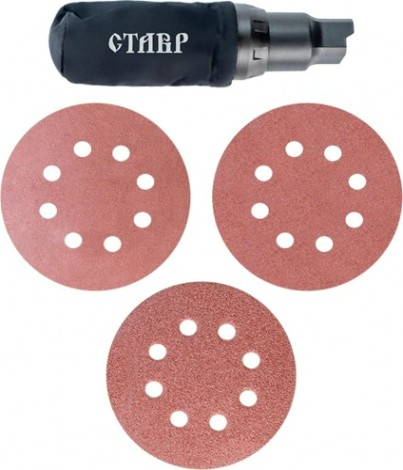 Виброшлифмашина эксцентриковая аккумуляторная СТАВР МШЭА-125/20 без АКБ и ЗУ [ст125-20мшэа]