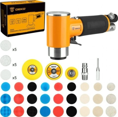 Виброшлифмашина эксцентриковая пневматическая DEKO DKOS75 [063-4380]