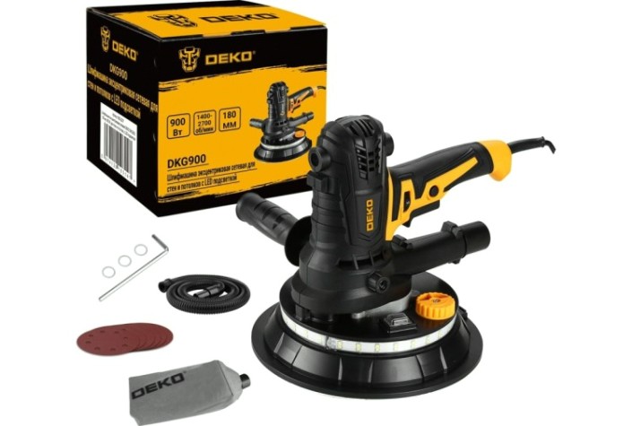 Виброшлифмашина эксцентриковая сетевая DEKO DKG900 [063-2207]