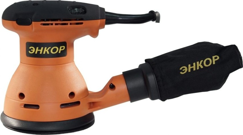 Виброшлифмашина эксцентриковая сетевая ЭНКОР МШЭ-240/125Э [50301]