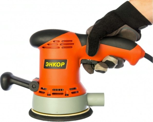 Виброшлифмашина эксцентриковая сетевая ЭНКОР МШЭ-450/150Э [50302]
