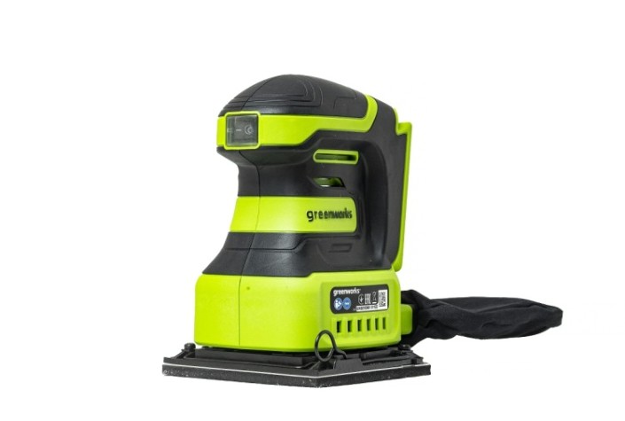 Виброшлифмашина плоскошлифовальная аккумуляторная GREENWORKS G24SS14 без АКБ и ЗУ [3100507]
