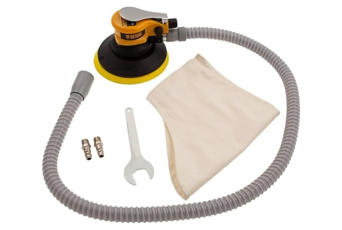 Виброшлифмашина пневматическая Denzel EPG150 эксцентриковая 150 мм [57476]
