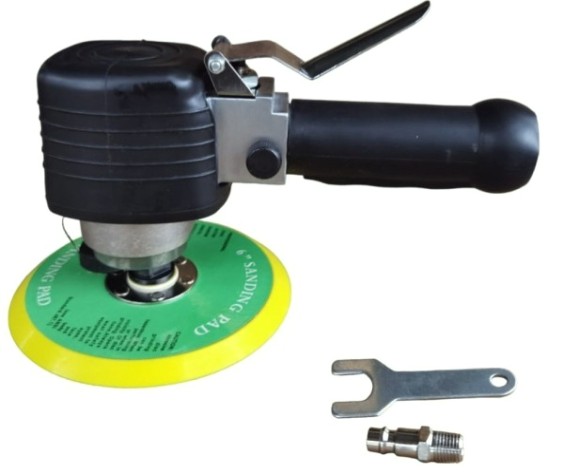 Виброшлифмашина пневматическая ZITREK ZKPOS01-H с рукояткой [018-1090]