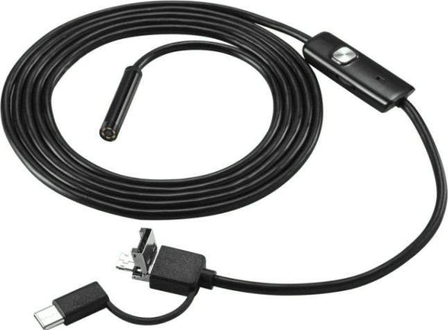 Видеоэндоскоп DEKO WEC-1 водонепроницаемый 1м (micro usb, usb, type-c) [065-0153]