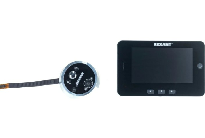 Видеоглазок дверной REXANT 45-0249 записm видео/фото по движению, ночной реж.