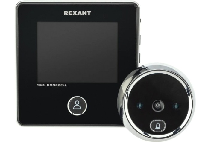 Видеоглазок дверной REXANT 45-1113 с цветным LCD-дисплеем 2.8" (DV-113)