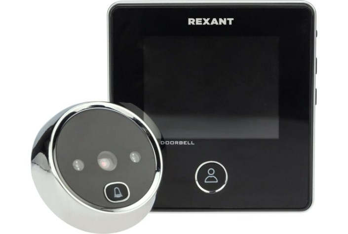 Видеоглазок дверной REXANT 45-1113 с цветным LCD-дисплеем 2.8" (DV-113)