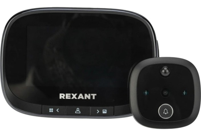 Видеоглазок дверной REXANT 45-1115 с цветным LCD-дисплеем 4.3" (DV-115)