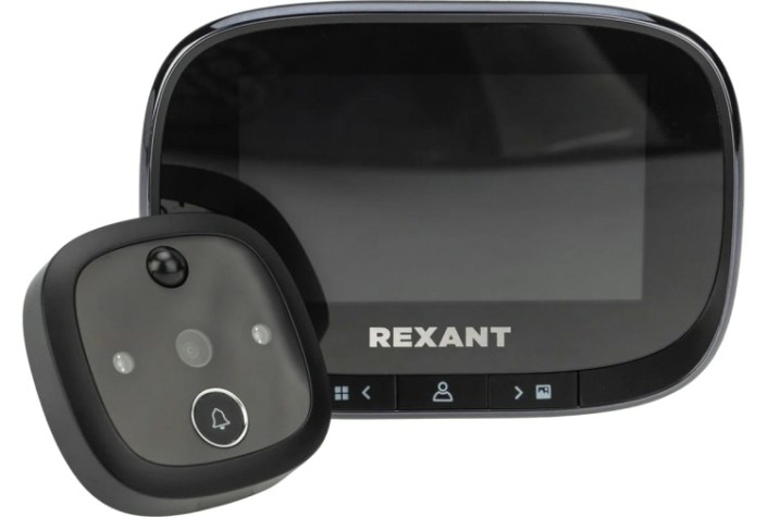 Видеоглазок дверной REXANT 45-1115 с цветным LCD-дисплеем 4.3" (DV-115)