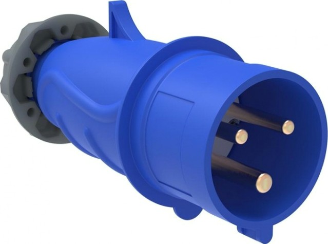 Вилка электрическая кабельная IEK Magnum ССИ-013 16а 2p+pe 220в ip44 [PSN01-016-3]