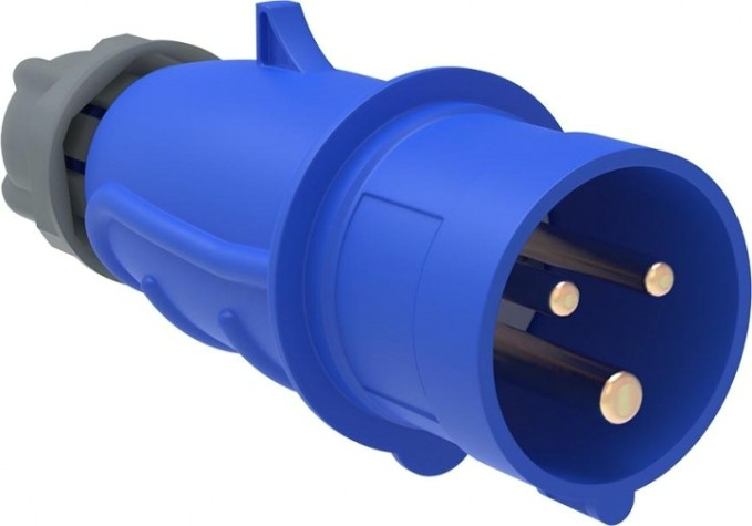 Вилка электрическая кабельная IEK Magnum ССИ-023 32а 2p+pe 220в ip44 [PSN01-032-3]