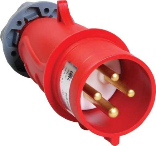 Вилка электрическая кабельная IEK Magnum ССИ-024 32а 3p+pe 380в ip44 [PSN02-032-4]