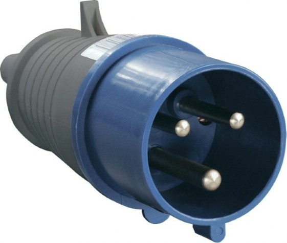 Вилка электрическая кабельная IEK ССИ-023 32а 2p+pe 220в ip44 [PSR01-032-3]