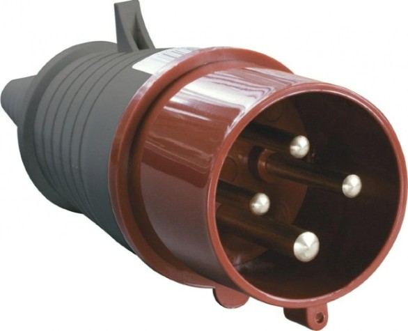 Вилка электрическая кабельная IEK ССИ-024 32а 3p+pe 380в ip44 [PSR02-032-4]