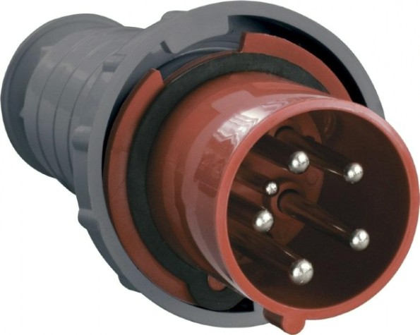 Вилка электрическая кабельная IEK ССИ-035 63а 3p+pe+n 380в ip54 [PSR02-063-5]