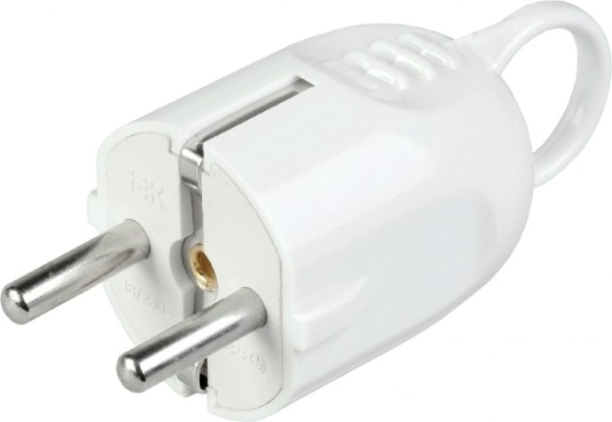 Вилка разборная IEK Впу12-01 угловая с заземл. с кольцом 16а [EVP12-16-01-K01]