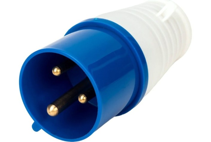 Вилка REXANT 11-8903 023 переносная 2Р+РЕ 32А 220В IP44 Вилка REXANT 11-8903 023 переносная 2Р+РЕ 32А 220В IP44