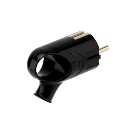 Вилка REXANT 11-8953 Евро угловая с з/к 16А с кольцом черная Вилка REXANT 11-8953 Евро угловая с з/к 16А с кольцом черная