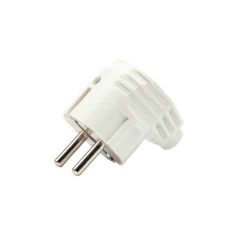 Вилка REXANT 11-8954 Евро угловая с з/к 16А белая