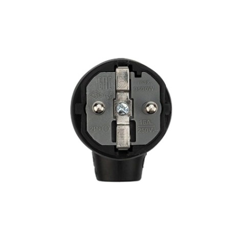 Вилка REXANT 111-002 угловая влагозащищенная с кольцом, с/з, 16A, IP44 Вилка REXANT 111-002 угловая влагозащищенная с кольцом, с/з, 16A, IP44