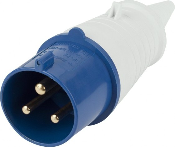 Вилка ЗУБР Мастер переносная, 32A, 250B, 6ч. [55250-032-3]