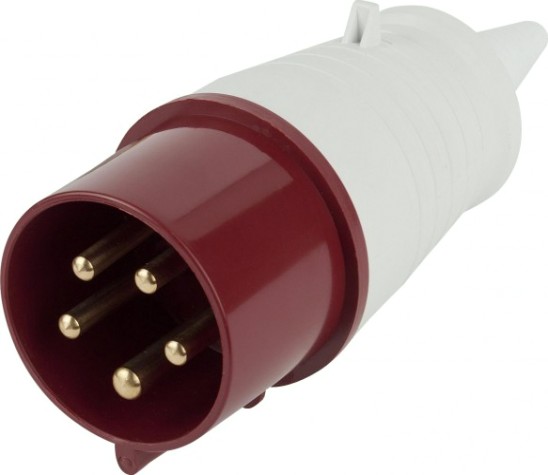 Вилка ЗУБР Мастер переносная, 32A, 400B, 6ч. [55250-032-5]