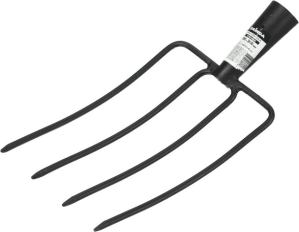 Вилы GRINDA 180х300 мм навозные кованые, четырехрогие [39720-4_z01]