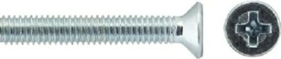 Винт Tech-KREP М 5 х 30 (уп. 80 шт.) DIN965 с потайной головкой оцинкованный [105238]