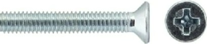 Винт Tech-KREP М 5 х 50 (уп. 50 шт.) DIN965 с потайной головкой оцинкованный [105240]