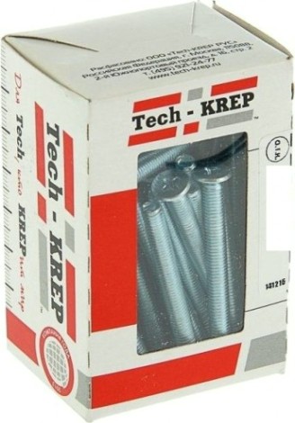 Винт Tech-KREP М 6 х 40 (уп. 40 шт.) DIN965 с потайной головкой оцинкованный [105243]