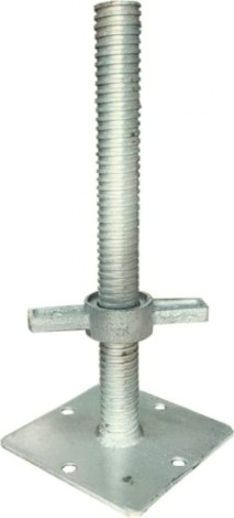 Винтовая опора РИНСТРОЙ 350 мм (полый болт) для D 42, 48 мм [000393]