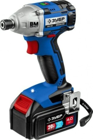 Винтоверт аккумуляторный ЗУБР GVB-250-42 бесщеточный Профессионал