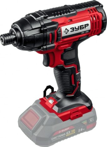 Винтоверт аккумуляторный ЗУБР ГВЛ-255 ударный, без АКБ и ЗУ