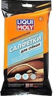 Влажные салфетки для стекол, зеркал и фар LIQUI MOLY Reinigungstucher 77168 [77168]