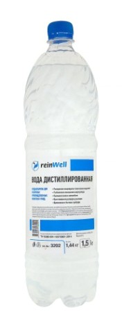 Вода дистиллированная REINWELL RW-02 1,5 л [3202]