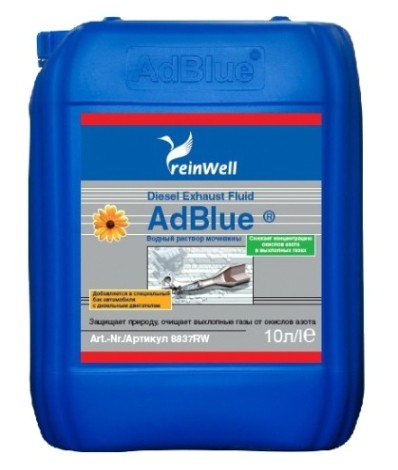Водный раствор мочевины REINWELL 32,5% AdBlue 10 л 8837RW [8837RW]