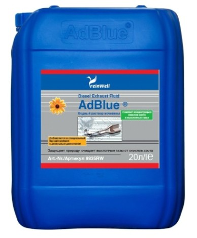 Водный раствор мочевины REINWELL 32,5% AdBlue 20 л 8835RW [8835RW]