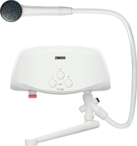 Водонагреватель проточный ZANUSSI 3-logic 5,5 TS (душ+кран) [НС-1064836]