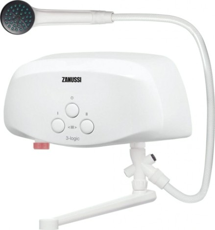 Водонагреватель проточный ZANUSSI 3-logic 6,5 TS (душ+кран) [НС-1064840]