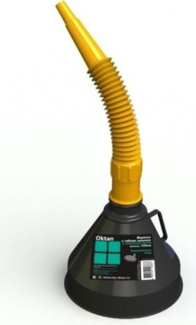 Воронка для топлива OKTAN 135 мм латунный фильтр, отсекает воду [А2-01-06]