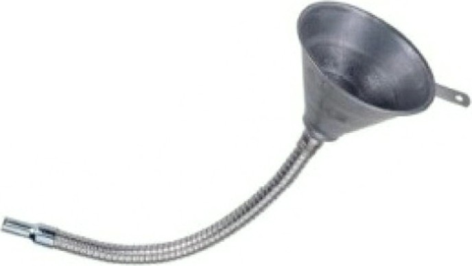 Воронка МАСТАК 135-00006 с гибким сливом, металлическая